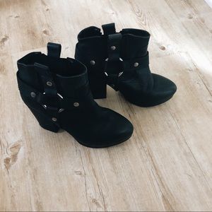 Women’s Black Moto Boots